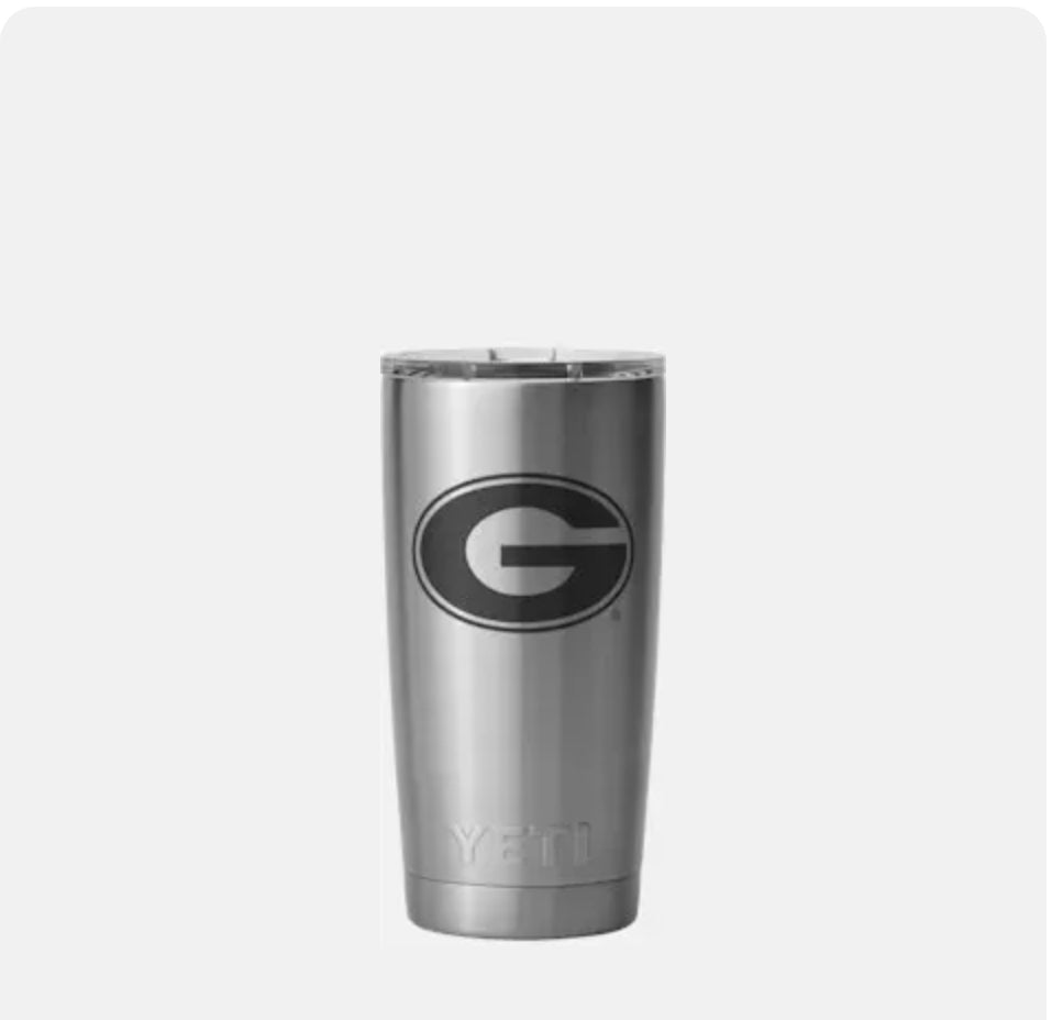 YETI Georgia LOGO RAMBLER® 20oz Tumbler