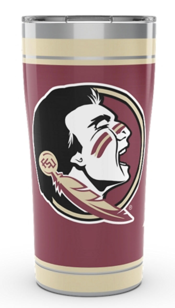 Florida State Seminoles Tervis Stainless Steel With Hammer Lid - AtlanticCoastSports