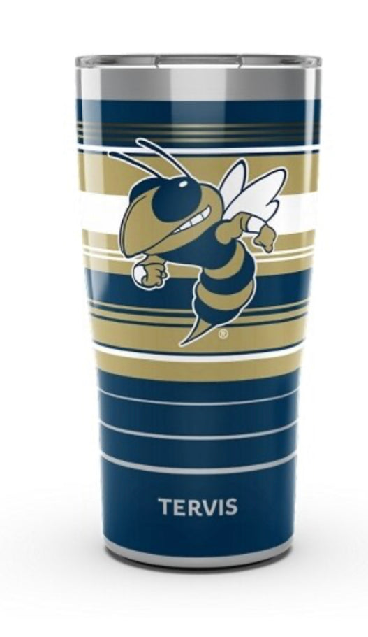 Georgia Tech Yellow Jacket s Tervis Stainless Steel With Hammer Lid - AtlanticCoastSports