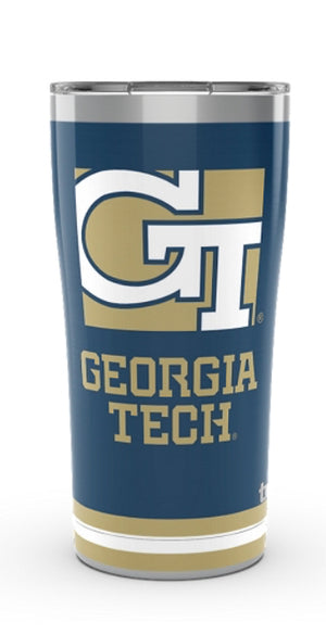 Georgia Tech Yellow Jacket s Tervis Stainless Steel With Hammer Lid - AtlanticCoastSports