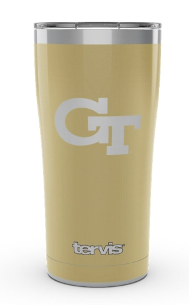 Georgia Tech Yellow Jacket s Tervis Stainless Steel With Hammer Lid - AtlanticCoastSports