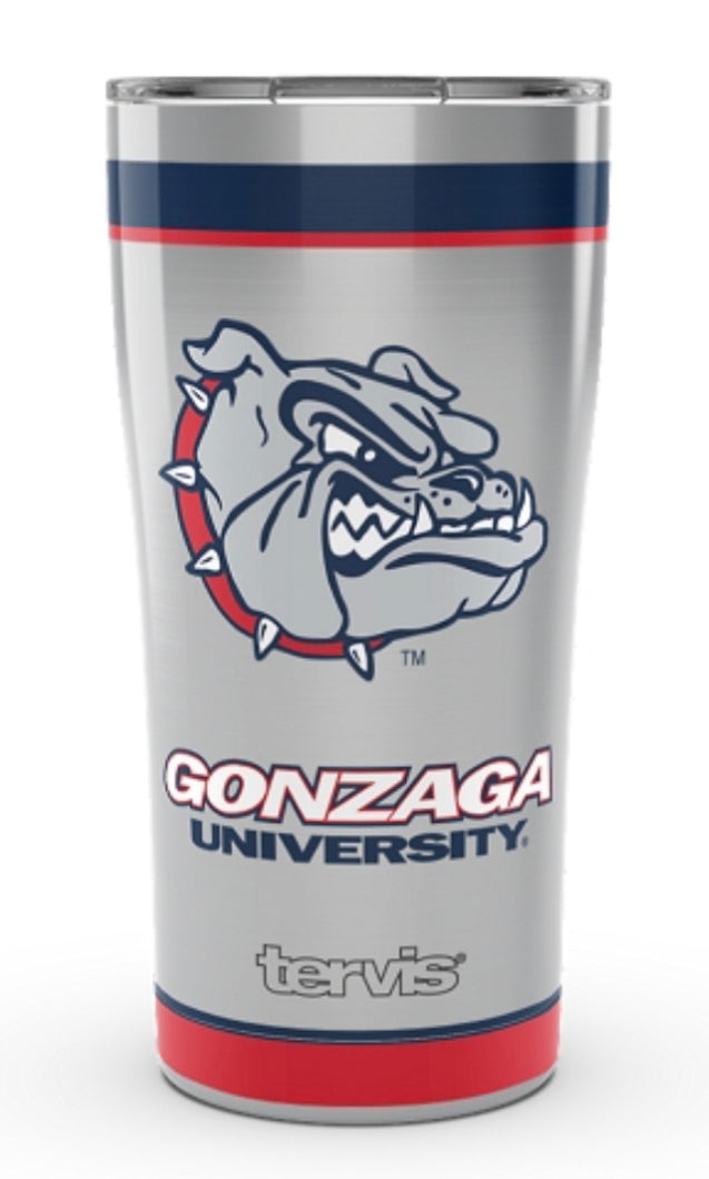 Gonzaga Bulldogs  Tervis Stainless Steel With Hammer Lid - AtlanticCoastSports