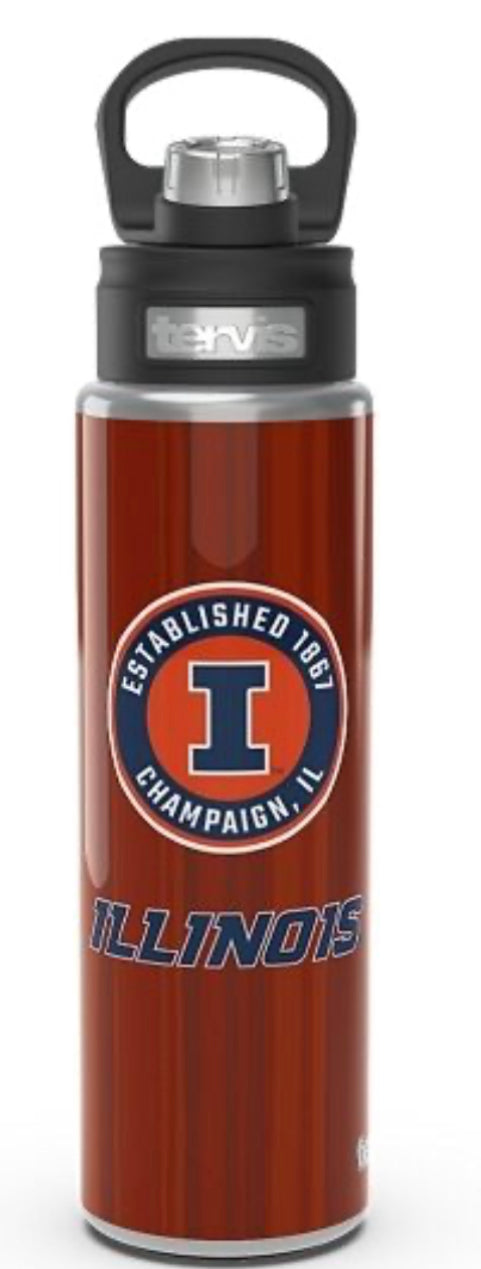 Illinois Fighting Illini Tervis Wide Mouth Bottle - AtlanticCoastSports