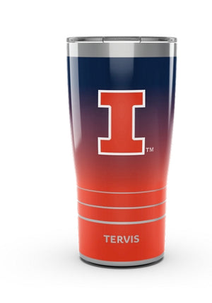 Illinois Fighting Illini Tervis Stainless Steel With Hammer Lid - AtlanticCoastSports