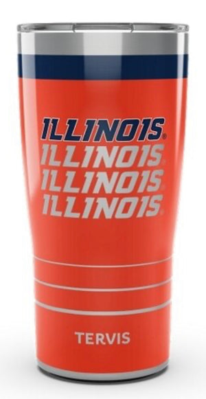 Illinois Fighting Illini Tervis Stainless Steel With Hammer Lid - AtlanticCoastSports