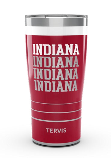 Indiana Hoosiers Tervis Stainless Steel With Hammer Lid - AtlanticCoastSports