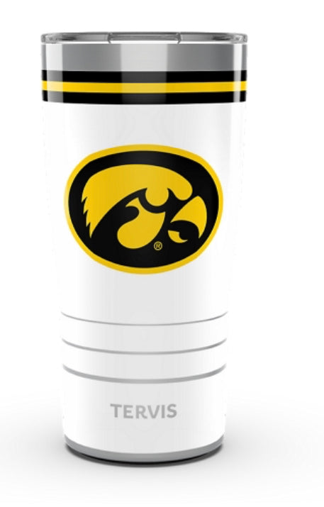 Iowa Hawkeyes Tervis Stainless Steel With Hammer Lid - AtlanticCoastSports