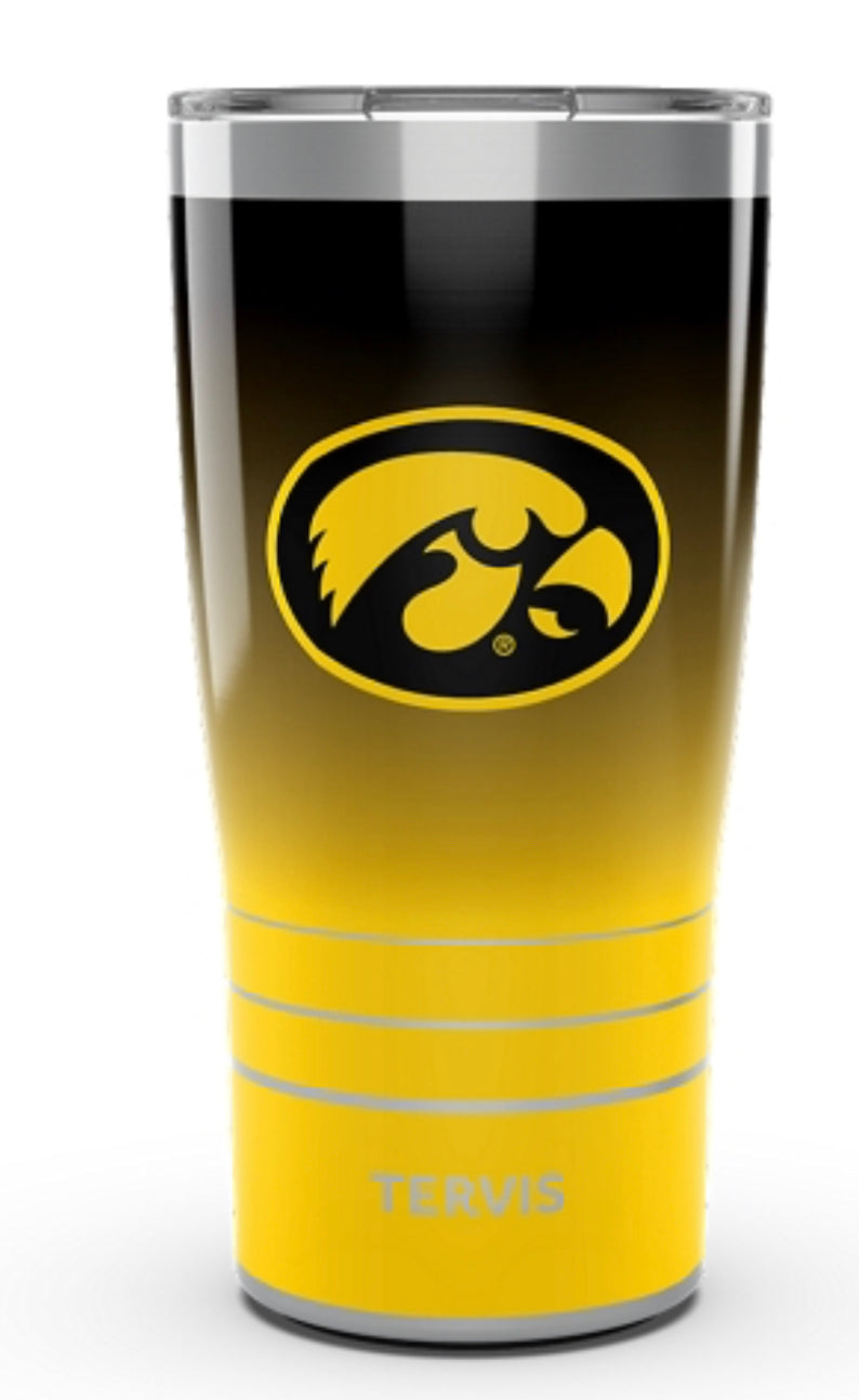 Iowa Hawkeyes Tervis Stainless Steel With Hammer Lid - AtlanticCoastSports