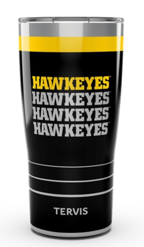 Iowa Hawkeyes Tervis Stainless Steel With Hammer Lid - AtlanticCoastSports