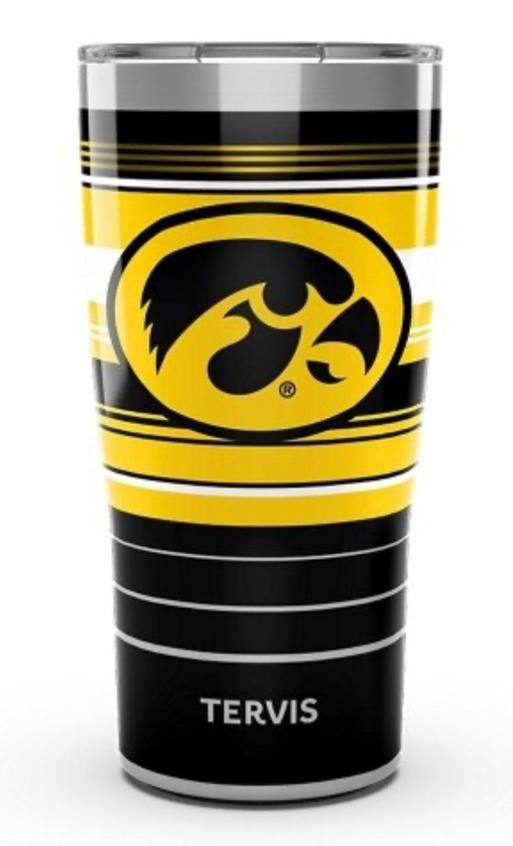 Iowa Hawkeyes Tervis Stainless Steel With Hammer Lid - AtlanticCoastSports
