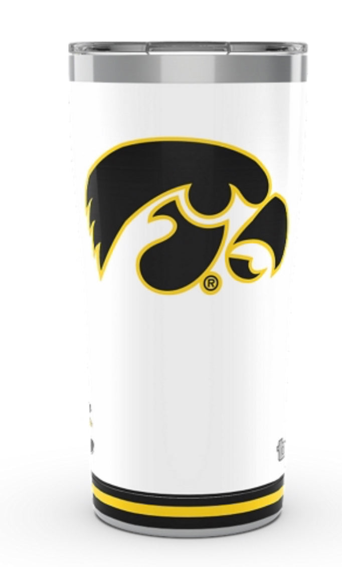 Iowa Hawkeyes Tervis Stainless Steel With Hammer Lid - AtlanticCoastSports