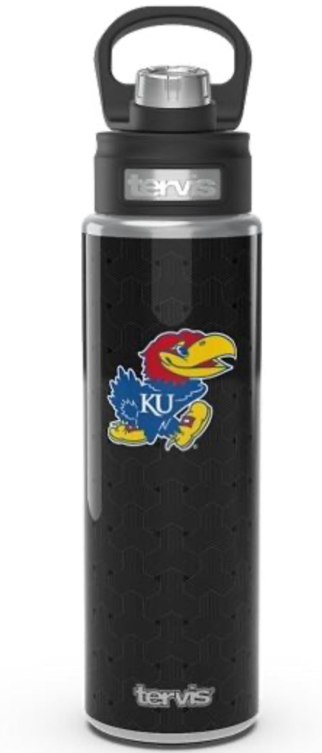 Kansas Jayhawks Tervis Wide Mouth Bottle - AtlanticCoastSports