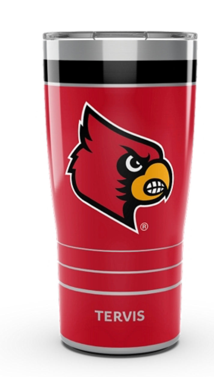 Louisville Cardinals Tervis Stainless Steel With Hammer Lid - AtlanticCoastSports