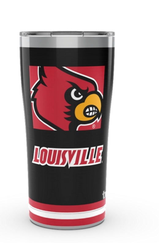 Louisville Cardinals Tervis Stainless Steel With Hammer Lid - AtlanticCoastSports