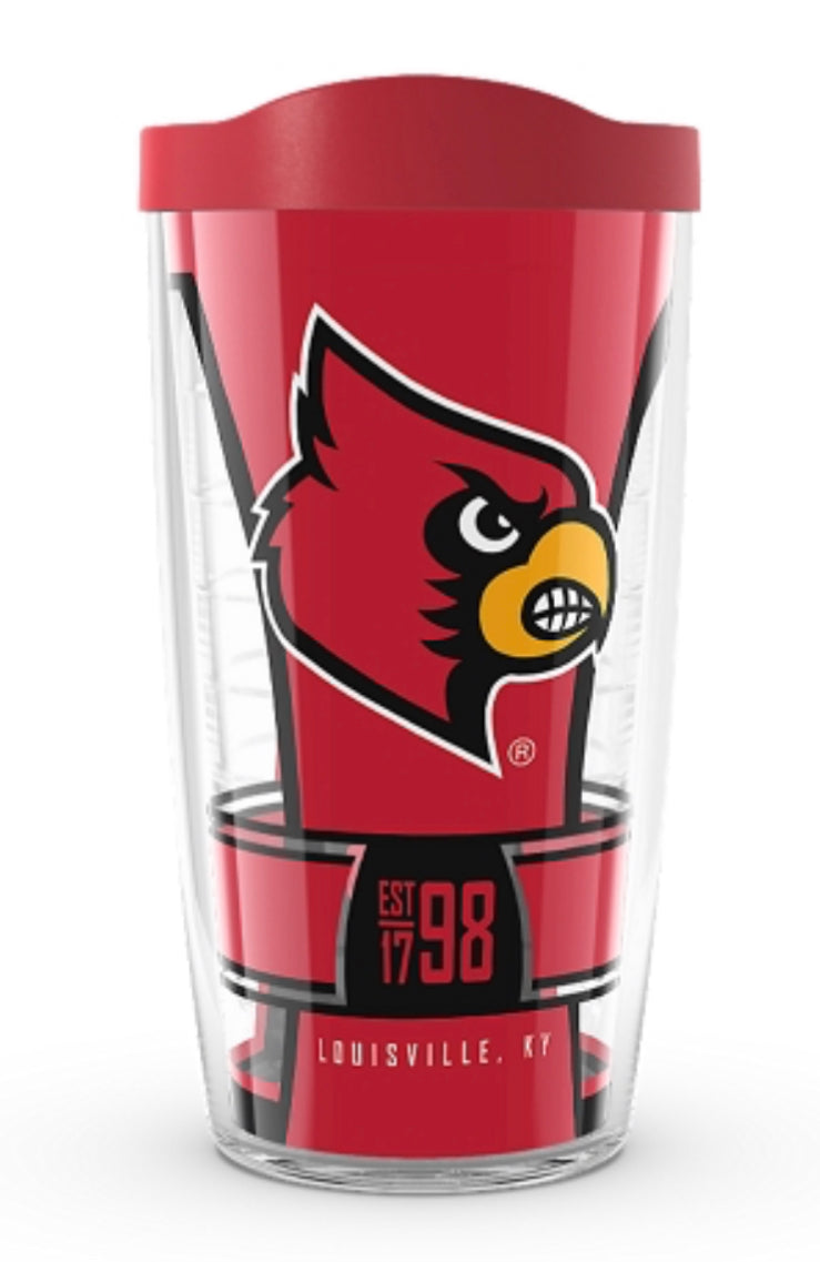 Louisville Cardinals University Tervis Tumbler - AtlanticCoastSports