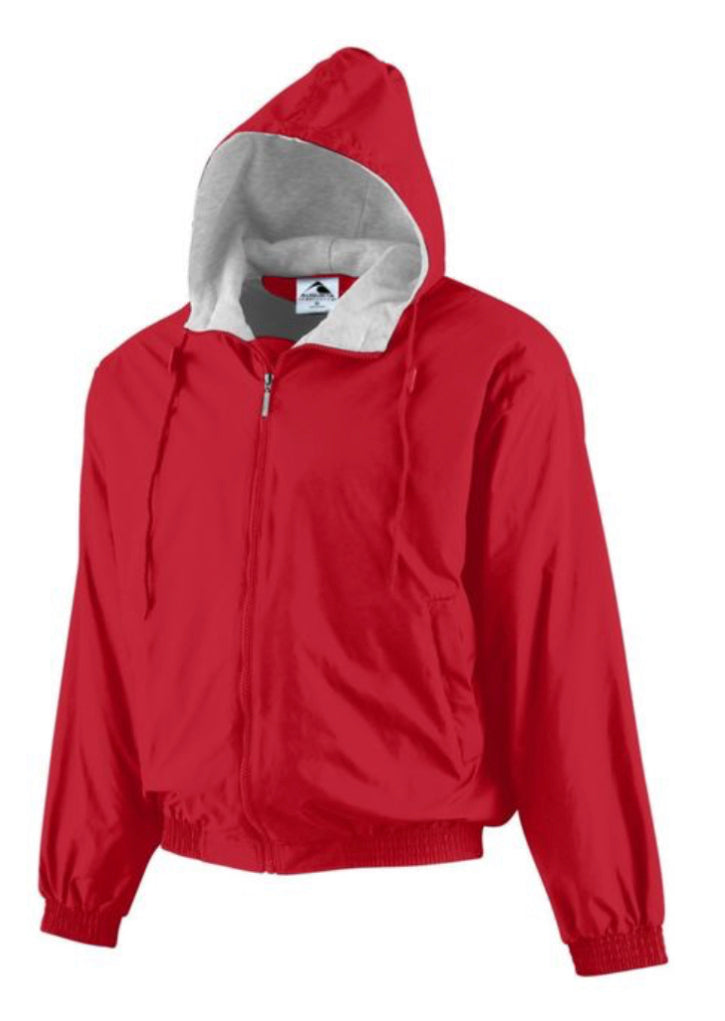 Augusta Sportswear Hooded Taffeta Jacket Fleece Lined - AtlanticCoastSports