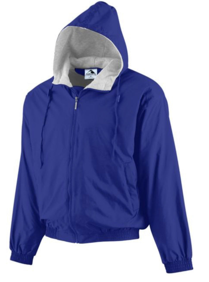 Augusta Sportswear Hooded Taffeta Jacket Fleece Lined - AtlanticCoastSports