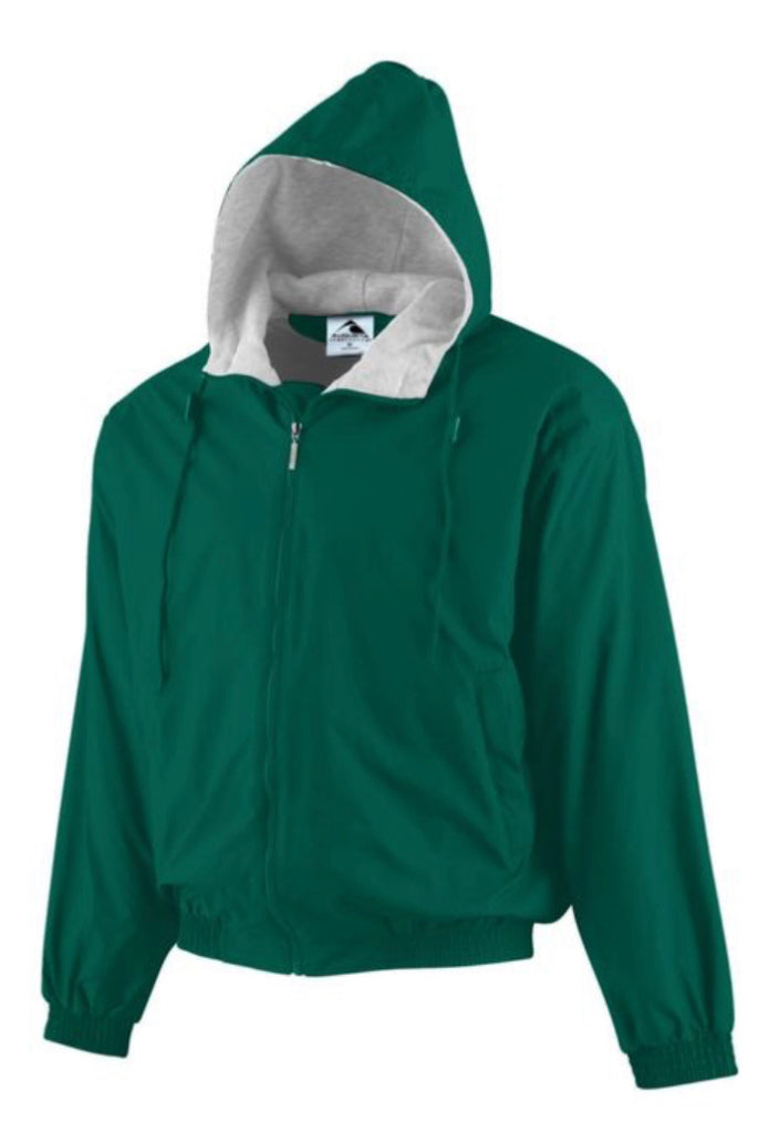 Augusta Sportswear Hooded Taffeta Jacket Fleece Lined - AtlanticCoastSports