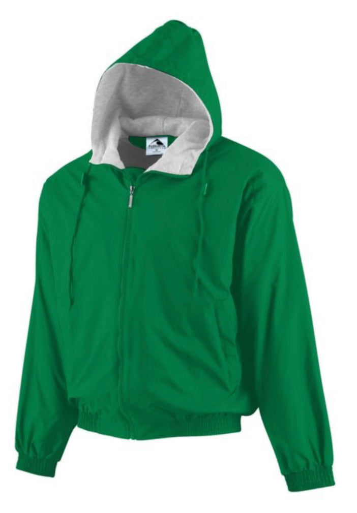 Augusta Sportswear Hooded Taffeta Jacket Fleece Lined - AtlanticCoastSports