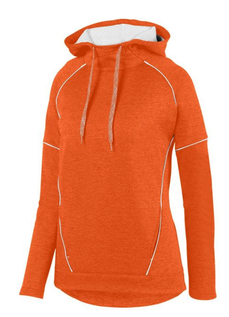 Augusta Ladies Stoked Tonal Heather Hoodie Printed or Embroidered with Your Logo - AtlanticCoastSports