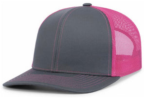 Pacific Headwear Trucker SnapBack Cap 104c Embroidered with Your Logo - AtlanticCoastSports