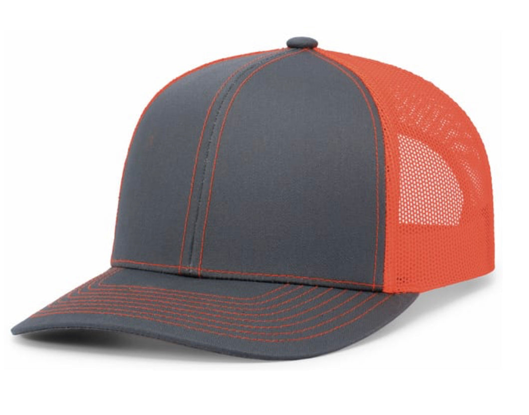 Pacific Headwear Trucker SnapBack Cap 104c Embroidered with Your Logo - AtlanticCoastSports