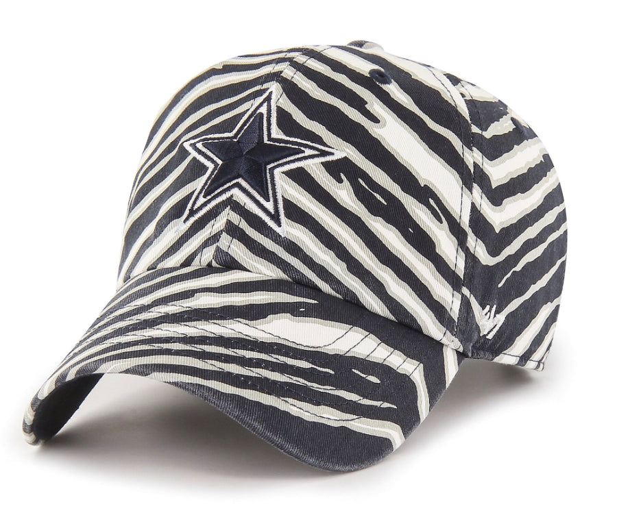 Dallas Cowboys Zubaz '47 Clean Up Adjustable Hat - AtlanticCoastSports