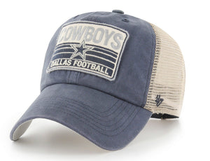 Dallas Cowboys Mens 47 Brand Four Stroke Clean Up Hat - AtlanticCoastSports
