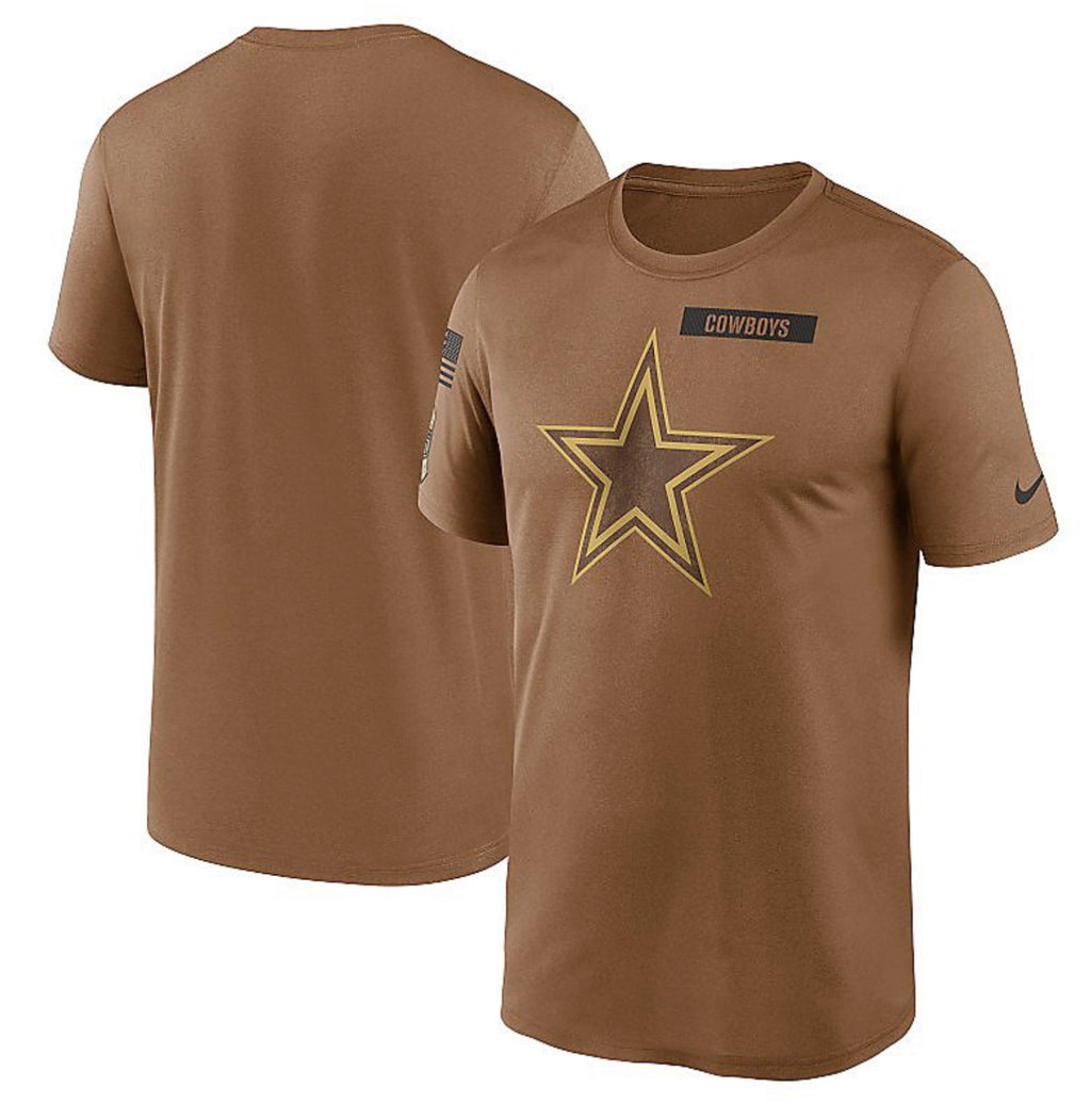 Dallas Cowboys Mens Nike Salute to Service Short Sleeve Legend T-Shirt - AtlanticCoastSports