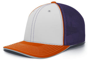 Pacific Headwear Trucker Pacflex Tri  and solid Colors 404m - AtlanticCoastSports