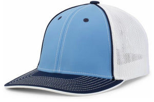 Pacific Headwear Trucker Pacflex Tri  and solid Colors 404m - AtlanticCoastSports