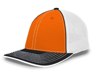 Pacific Headwear Trucker Pacflex Tri  and solid Colors 404m - AtlanticCoastSports