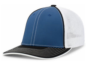 Pacific Headwear Trucker Pacflex Tri  and solid Colors 404m - AtlanticCoastSports