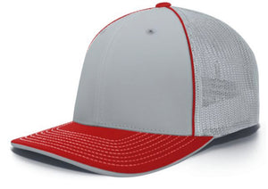 Pacific Headwear Trucker Pacflex Tri  and solid Colors 404m - AtlanticCoastSports