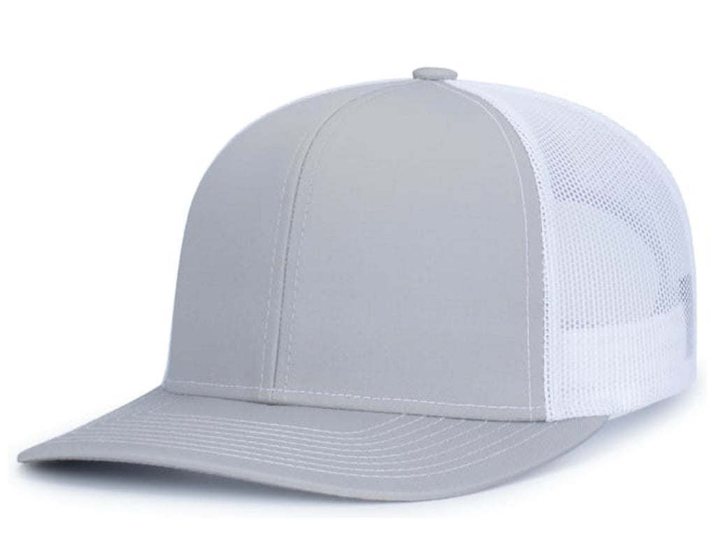 Pacific Headwear Contrast Stitch Trucker Snapback 104s - AtlanticCoastSports