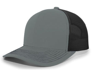 Pacific Headwear Contrast Stitch Trucker Snapback Embroidered with Your Logo - AtlanticCoastSports