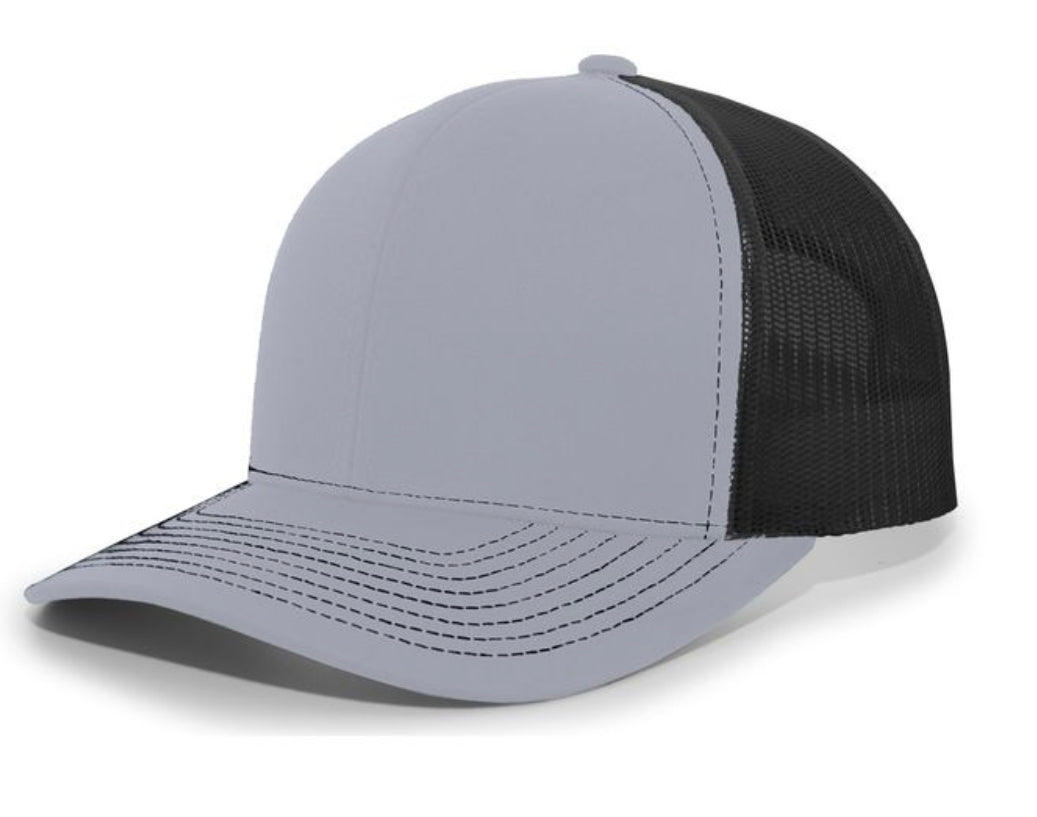 Pacific Headwear Contrast Stitch Trucker Snapback 104s - AtlanticCoastSports