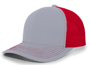 Pacific Headwear Contrast Stitch Trucker Snapback 104s - AtlanticCoastSports