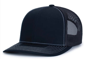 Pacific Headwear Contrast Stitch Trucker Snapback Embroidered with Your Logo - AtlanticCoastSports