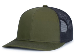 Pacific Headwear Contrast Stitch Trucker Snapback Embroidered with Your Logo - AtlanticCoastSports