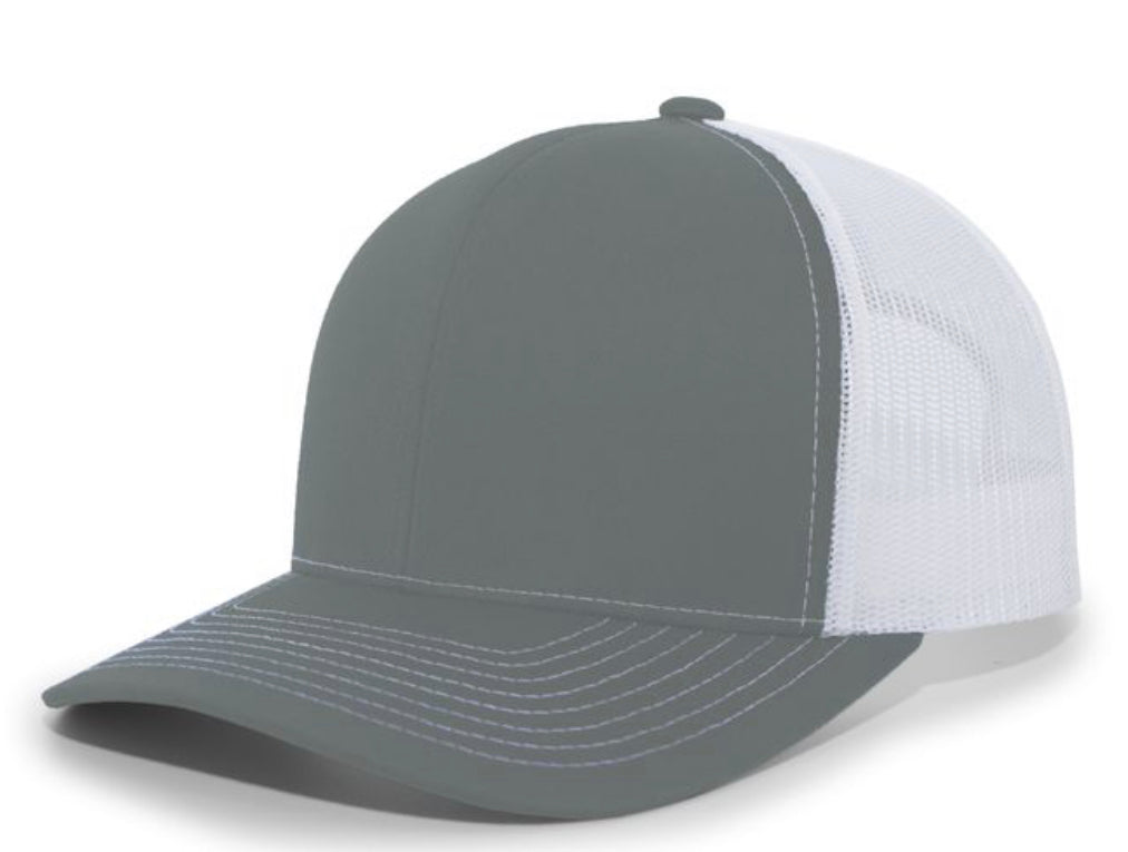 Pacific Headwear Contrast Stitch Trucker Snapback 104s - AtlanticCoastSports