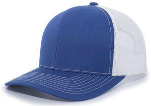 Pacific Headwear Contrast Stitch Trucker Snapback Embroidered with Your Logo - AtlanticCoastSports
