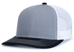 Pacific Headwear Contrast Stitch Trucker Snapback 104s - AtlanticCoastSports