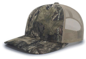 Pacific Headwear 108C Camo Snapback Trucker Hat - AtlanticCoastSports