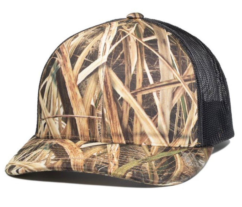 Pacific Headwear 108C Camo Snapback Trucker Hat - AtlanticCoastSports