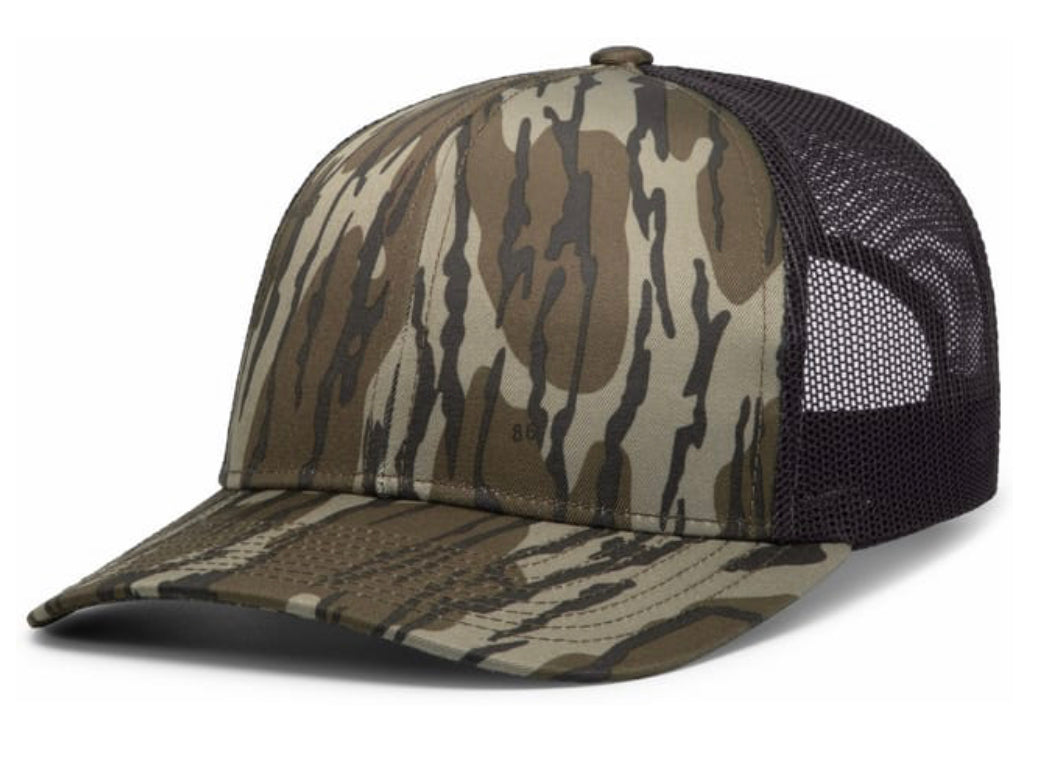 Pacific Headwear 108C Camo Snapback Trucker Hat - AtlanticCoastSports