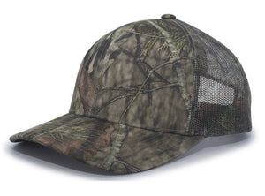 Pacific Headwear 108C Camo Snapback Trucker Hat - AtlanticCoastSports