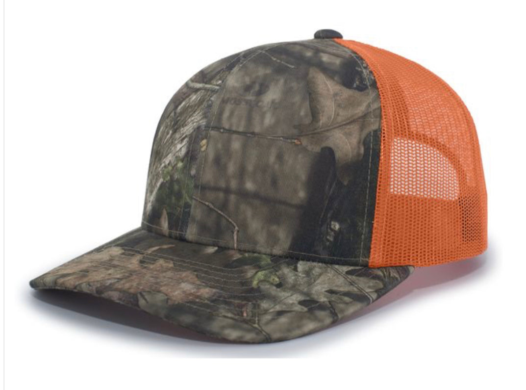 Pacific Headwear 108C Camo Snapback Trucker Hat - AtlanticCoastSports