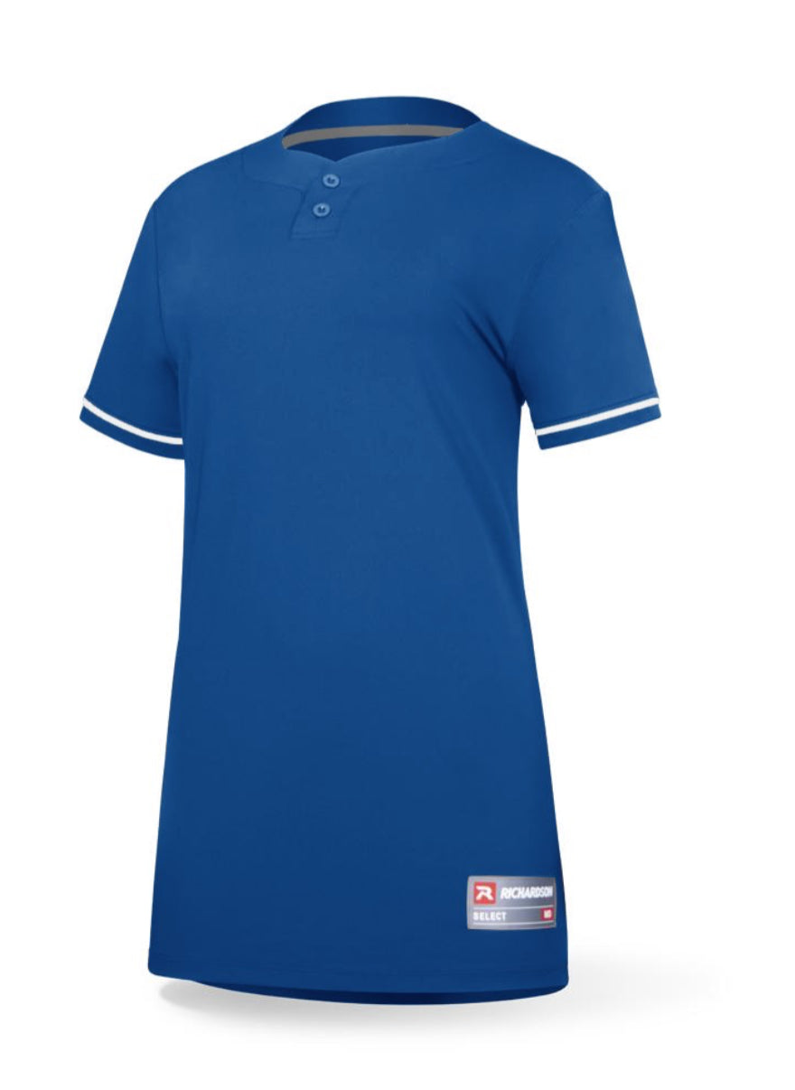 Richardson 7112WY | Softball Jersey 2-Button Fully Printed With your Logos