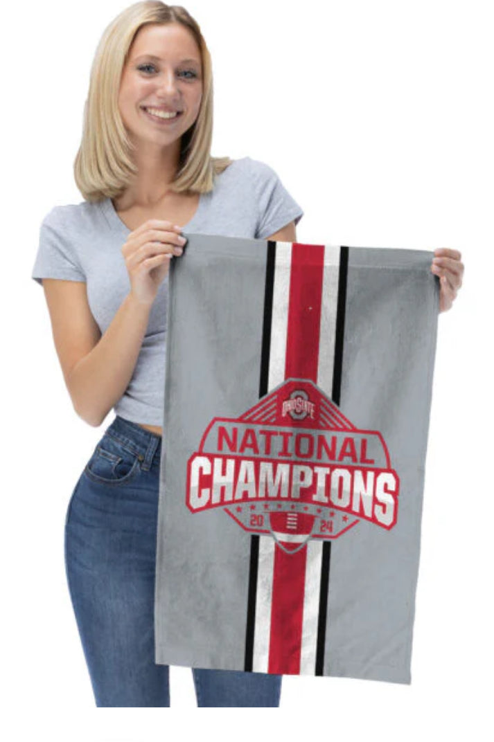 Ohio State Buckeyes NCAA 2024 FBC Champs Fan Towel 2 Pack 16X25 - AtlanticCoastSports